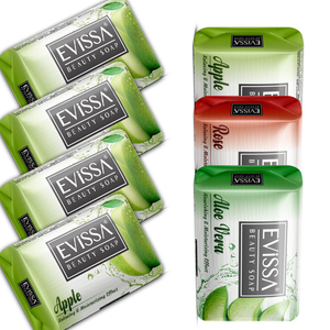 Jabón de Manos Envasado en Papel Sólido Premium Evissa, Perfume Natural de Manzana, Hidratante para el Cuidado de la Piel, para Uso Diario, Gaziantep, para Todo Tipo de Piel - Product Image 4