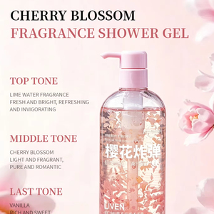 Gel <span class=keywords><strong>de</strong></span> Ducha Perfumado Floral <span class=keywords><strong>de</strong></span> Marca Privada con Pétalos <span class=keywords><strong>de</strong></span> Flores, Limpiador Corporal Blanqueador, Gel <span class=keywords><strong>de</strong></span> Ducha con Fragancia Floral - Product Image 2