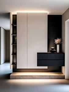 Mueble <span class=keywords><strong>de</strong></span> Almacenamiento <span class=keywords><strong>de</strong></span> <span class=keywords><strong>Zapatos</strong></span> con Iluminación LED e Inducción, con Zonas Separadas <span class=keywords><strong>para</strong></span> Casa <span class=keywords><strong>de</strong></span> Vacaciones, Autoalimentación, Recibidor y Espacio <span class=keywords><strong>de</strong></span> Descanso - Product Image 3