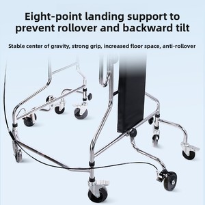 Aide à la marche pour hémiplégie post-AVC ; Déambulateur d'entraînement à la marche pour personnes âgées ; Dispositif d'assistance à l'ambulation pour adultes à hauteur réglable - Product Image 2