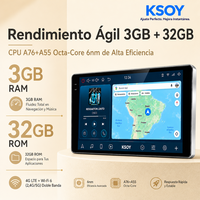 KSOY-03 3 + 32G universel autoradio Carplay GPS AHD caméra BT Pantallas Android Para Automovil reproducteur De Carro