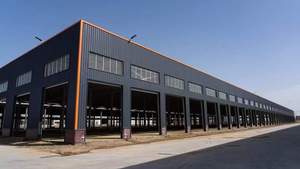 Structure d'entrepôt <span class=keywords><strong>en</strong></span> acier / Entrepôt <span class=keywords><strong>en</strong></span> structure métallique de 2026 m² pour atelier et bâtiment de bureaux Certifié ISO9001 - Product Image 4