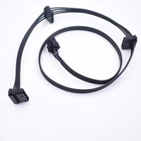 PERIFÉRICO y SATA 6PIN a 3 * IDE Molex 4 PIN Puerto Cable de alimentación para Corsair AX850/RM850/HX850i/HX1000i/HX1200i Modular, etc.