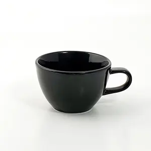 Best Quality Custom Logo OEM Porcelain Coffee Cup For Espresso Eco-friendly Material Russian Supplier