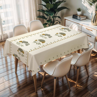 Nappe tissée à imprimé floral RNPT, tissu doux, décoration de luxe pour mariage et événements, vente en gros personnalisée, imperméable