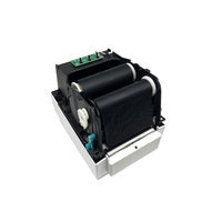 Impresora de etiquetas de envío por transferencia térmica de 110 mm con cortador automático opcional, máquina de impresión de cinta de escritorio con Bluetooth inalámbrico y WiFi.