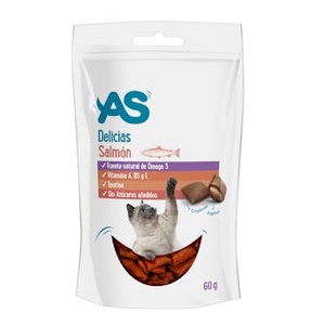 ขนมสแน็ค กาโตส เดลิเซียส แซลมอน เอเอส 60 กรัม - Product Image 1