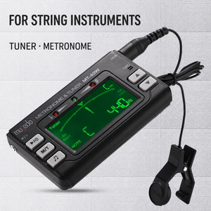 MT-40 เครื่องกำเนิดเสียงเมโทรนอมแบบพกพา 3-in-1 สำหรับกีตาร์/เบส/ไวโอลิน/อูคูเลเล่ จอแสดงผล LCD แบบโครมาติกที่ชัดเจน - Product Image 4