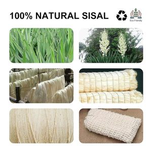 Sac en filet de sisal naturel personnalisé avec cordon de serrage, pochette à savon bio, sac à savon en maille - Product Image 5
