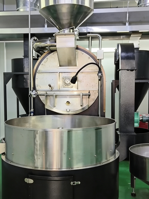 Huanor 60kg Stainless Steel Gas-Powered Automatic Coffee Roaster with USB Data Connection to Computer Other Applications