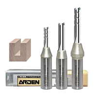 Fresa Recta de Tungsteno Cobalto TCT de 3 Filos para CNC, para Cortar Madera, MDF y Paneles de Contrachapado