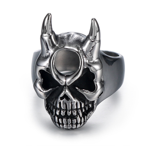 Wholesale New Arrivals Fashion Luxury Vintage Skull <b>Rings</b> <b>Men</b> <b>Man</b> Male Jewelry <b>Ring</b> Jewellery - Product Image 1