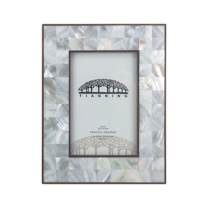 Mẹ của ngọc trai hình ảnh khung kỳ lạ trang trí công phu trang trí tồi tàn Chic 4*6 5*7 hiện đại Nhà Inlay gỗ khung ảnh - Product Image 6