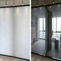 Hochwertige selbst klebende schaltbare PDLC Smart Glas folie Elektrisches Fenster Datenschutz schalter Dekorative elektronische umschaltbar