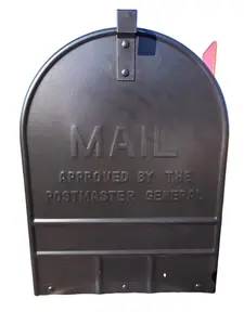 Großes amerikanisches verzinktes stahlpaket versandbox mit postverschluss für den garten