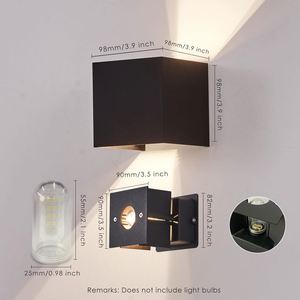 2024 Modern Aluminium Home Office <b>Motion</b> <b>Sensor</b> Wall Lamp USB Rechargeable <b>LED</b> Bedside Wandlamp Remote Control Dimmable Warm - Product Image 4