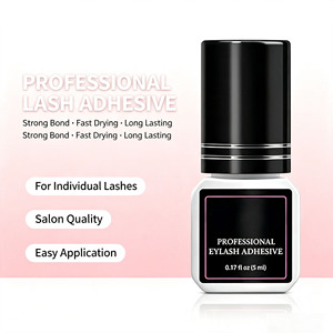 Extra Strong Professional <b>Lash</b> <b>Glue</b> 5ml,1 Sec Drying time,Retention-8 Weeks Black Adhesive for Semi-Permanent <b>Extensions</b> - Product Image 1