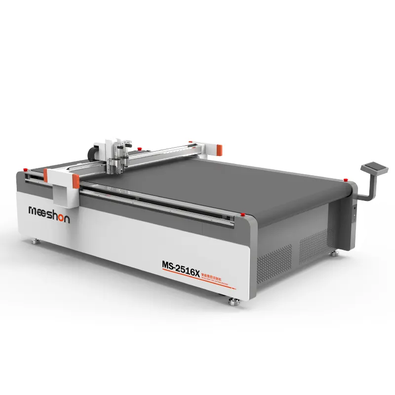 Meeshon pisau osilasi mesin pemotong 50 set per bulan pasar Eropa pemotong gasket digital mesin pemotong manufaktur