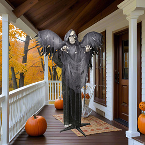 <strong>2025</strong> <strong>Halloween</strong> Outdoor Haunted House Party Decorations Life-Size <strong>Halloween</strong> <strong>Animatronics</strong> with Horror Death Wings - Product Image 1