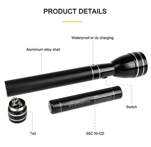 Custom <strong>Japan</strong> <strong>Torch</strong> Light Aluminum Alloy <strong>LED</strong> Flashlight Rechargeable Waterproof Camping USB Charging <strong>Torch</strong> - Product Image 6