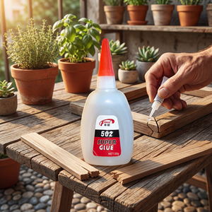 Pegamento <span class=keywords><strong>CA</strong></span> Super Rápido y Fino Fengcai Premium, Cianoacrilato de Primera Calidad para Modelismo, Manualidades, Acabados en Madera, Incrustaciones y Epoxi - Product Image 1