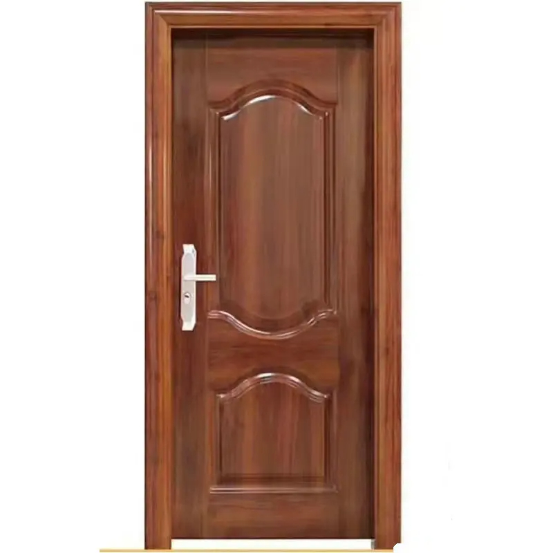 Bedroom Internal Office Core Solid Upvc Flash Fire Frames Waterproof of Wooden Panel Modern Bathroom Design Interior Wpc Door