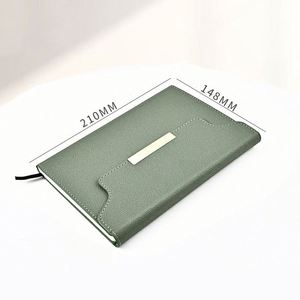 Carnets en cuir minimalistes 2026 en gros à prix abordable, reliure cousue, format A6, haute qualité, couleur personnalisée, pour usage professionnel promotionnel - Product Image 1