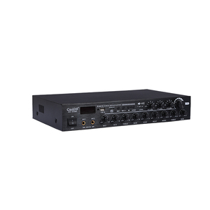 Mini <span class=keywords><strong>Amplificador</strong></span> de <span class=keywords><strong>3</strong></span> <span class=keywords><strong>Zonas</strong></span>, Sistema de PA de 150W con Bluetooth, <span class=keywords><strong>Amplificador</strong></span> de Sonido Público para Música Ambiental en Tiendas - Product Image 6