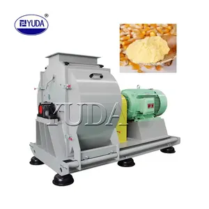YUDA SFSP 56x36 hayvan yemi mısır çekiçli değirmen tahıllar için öğütme makinesi 3-4 T/H