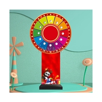Jeu de Tirage Électrique Rotatif à Lumière LED, Sélecteur de Prix Aléatoire, Tombola de la Fortune, Roue de la Chance, Tambour de Loterie, Roue de la Fortune