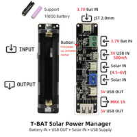 En stock, module de chargeur solaire original LILYGO T-BAT CN3065, support de batterie 18650