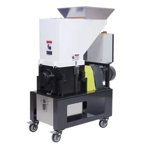 Penghancur mesin cetak injeksi multifungsi untuk partikulat plastik daur ulang bahan sisa berkecepatan rendah