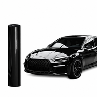 Film de protection de peinture automobile SolarDe auto-réparateur brillant noir TPU PPF 1,52x15m 7,5mil