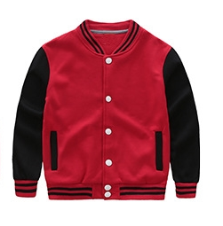 Veste de baseball en éponge française <span class=keywords><strong>printemps</strong></span> automne pour enfants en gros logo personnalisé garçon et fille uniforme scolaire <span class=keywords><strong>manteau</strong></span> de baseball de sport - Product Image 5
