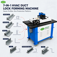 Machine de formage de profilés en C de 1,5 mm (calibre 16) pour la fabrication de conduits de ventilation et de gaines HVAC en tôle galvanisée lourde