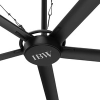 Ventilateur de plafond HVLS industriel pour une ventilation et un refroidissement haute performance dans les complexes industriels