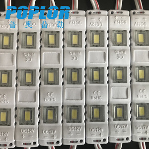 โมดูลไฟ LED ยี่ห้อ Poplor ใช้ไฟ DC 12V แสงสีขาวอบอุ่น 3500K สีแดง  อายุการใช้งาน 50,000 ชั่วโมง สำหรับป้ายโฆษณา - Product Image 3