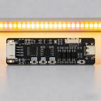 Contrôleur LED Lededit programmable 5-24V monochrome 4 canaux avec télécommande RF, charge maximale 28W, garantie 2 ans, vitesse dynamique
