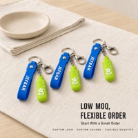 Porte-clés bracelet personnalisé avec logo, vente en gros OEM ODM, bracelet en PVC, porte-clés promotionnel pour club et événement