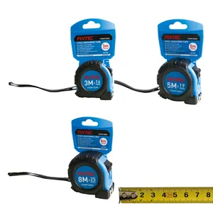 FIXTEC Measuring Tools Metric Tape Measure 3m/5m/8m Steel Measuring Tape with Plastic Hanger