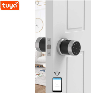 Thông Minh Thông Minh Kỹ Thuật Số Mật Khẩu Vân Tay Bàn Phím Thông Minh Núm Khóa Cho Gỗ Khách Sạn Nhà Đám Mây Hợp Kim Nhôm Mở Khóa Cerradura - Product Image 1