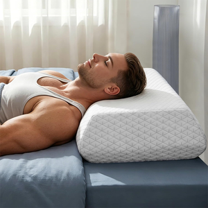 Oreiller de luxe en mousse à mémoire de forme à profil haut avec soutien cervical, support de sommeil extra épais pour les dormeurs latéraux et les grandes tailles - Product Image 1