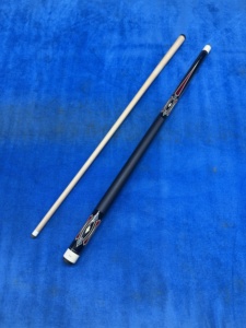 Taco de billar de cuero termoformado Wra1/2, madera de arce canadiense importada, 58 pulgadas de largo, punta multicapa de 12.5mm, especial para club. - Product Image 4