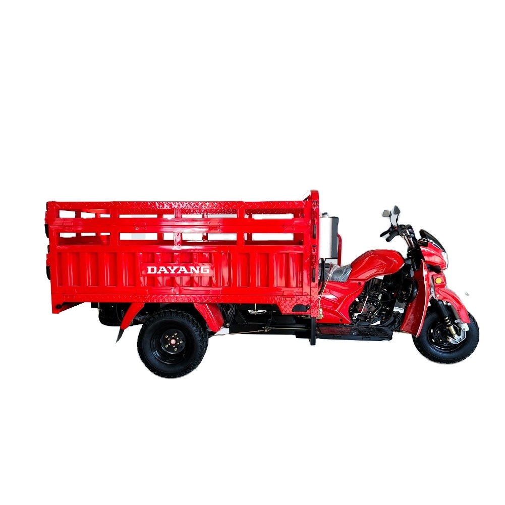 Простая система передач 3-х колесный мотоцикл грузовой фургон 250cc двигатель открытый трехколесный мотоцикл для груза
