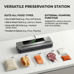 Scelleuse <span class=keywords><strong>sous</strong></span> <span class=keywords><strong>vide</strong></span> automatique de haute qualité à écran tactile pour usage domestique avec coupe-sacs et aspiration externe pour la conservation des aliments - Product Image 5