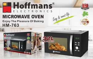 Horno <span class=keywords><strong>Microondas</strong></span> Inteligente Hoffmans de 1520W, 220V, 32L de Gran Capacidad, Control Digital, Calentamiento Rápido, para Cocina Familiar <span class=keywords><strong>en</strong></span> África - Product Image 3