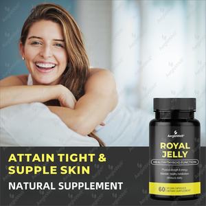 AegleWell takviyeleri, 10-HDA (hidroksi-d-decenoic asit) ile arı sütü 1000 mg, <span class=keywords><strong>60</strong></span> kapsül arı sütü ek - Product Image 2