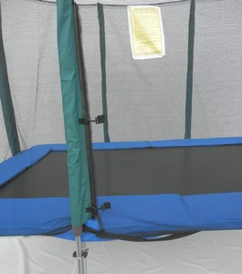 <span class=keywords><strong>Trampoline</strong></span> d'extérieur OEM avec filet <span class=keywords><strong>de</strong></span> protection, rebond élevé, cadre en acier allié PVC polypropylène pour la cour - Product Image 6