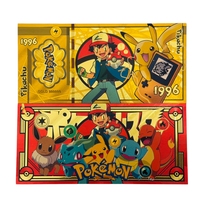 Uang Kertas Anime Gameboy Amerika Baru 2026 1996 Berlapis Emas 24K untuk Koleksi