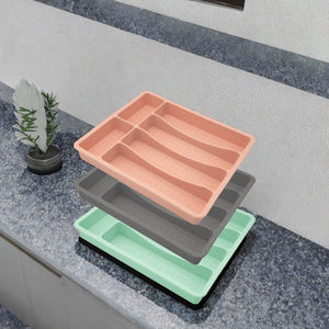 Organisateur de tiroir à couverts en silicone à 6 compartiments, antidérapant et flexible, pour ustensiles de cuisine - Product Image 2